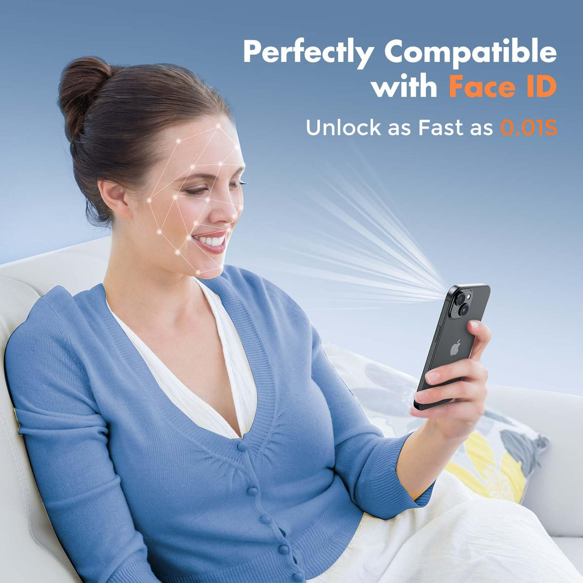 UNBREAKcable 3-Pack Screen Protector for iPhone 16 Pro Max, Full Coverage