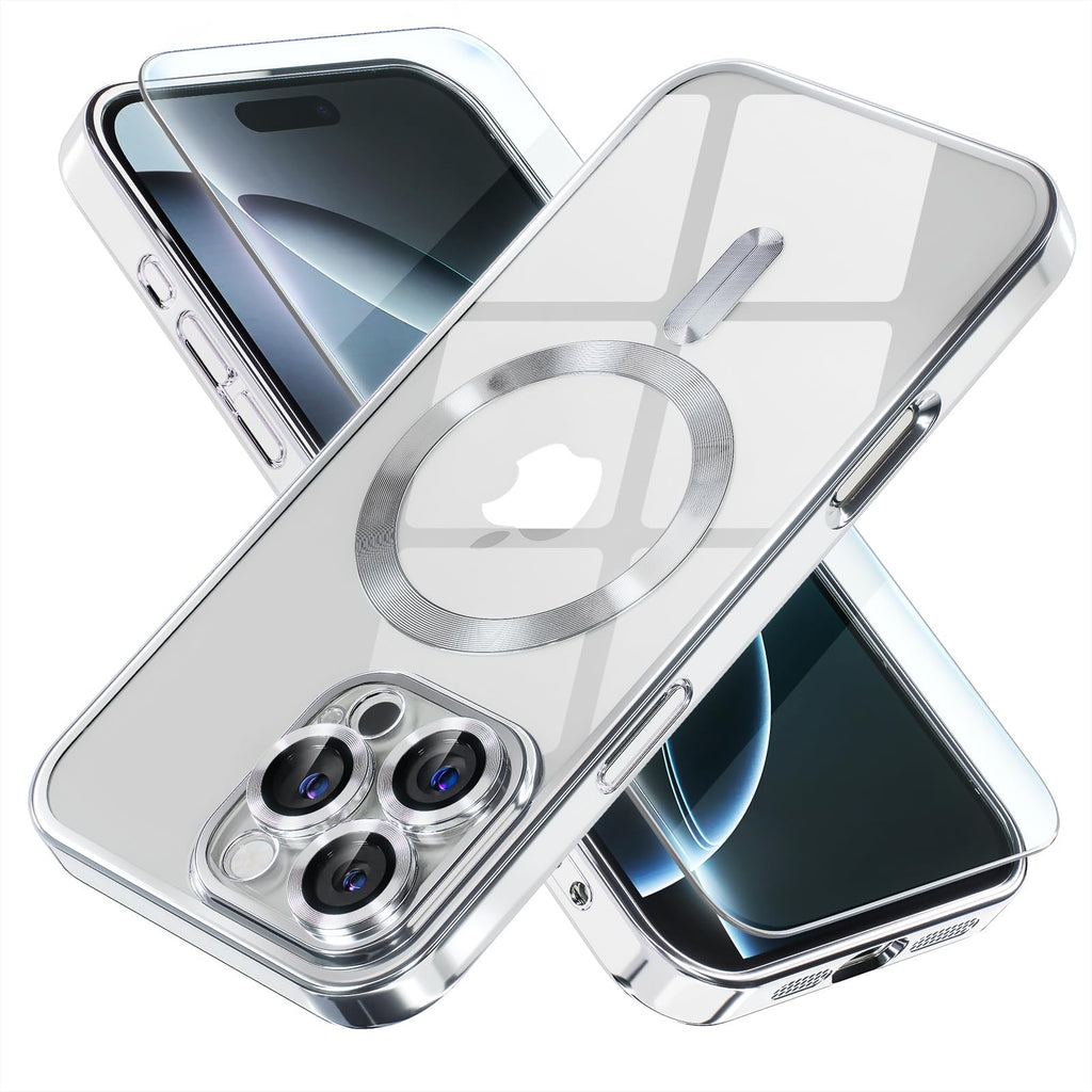 Misea Magnetic for iPhone 17 Case Compatible with MagSafe Light Blue