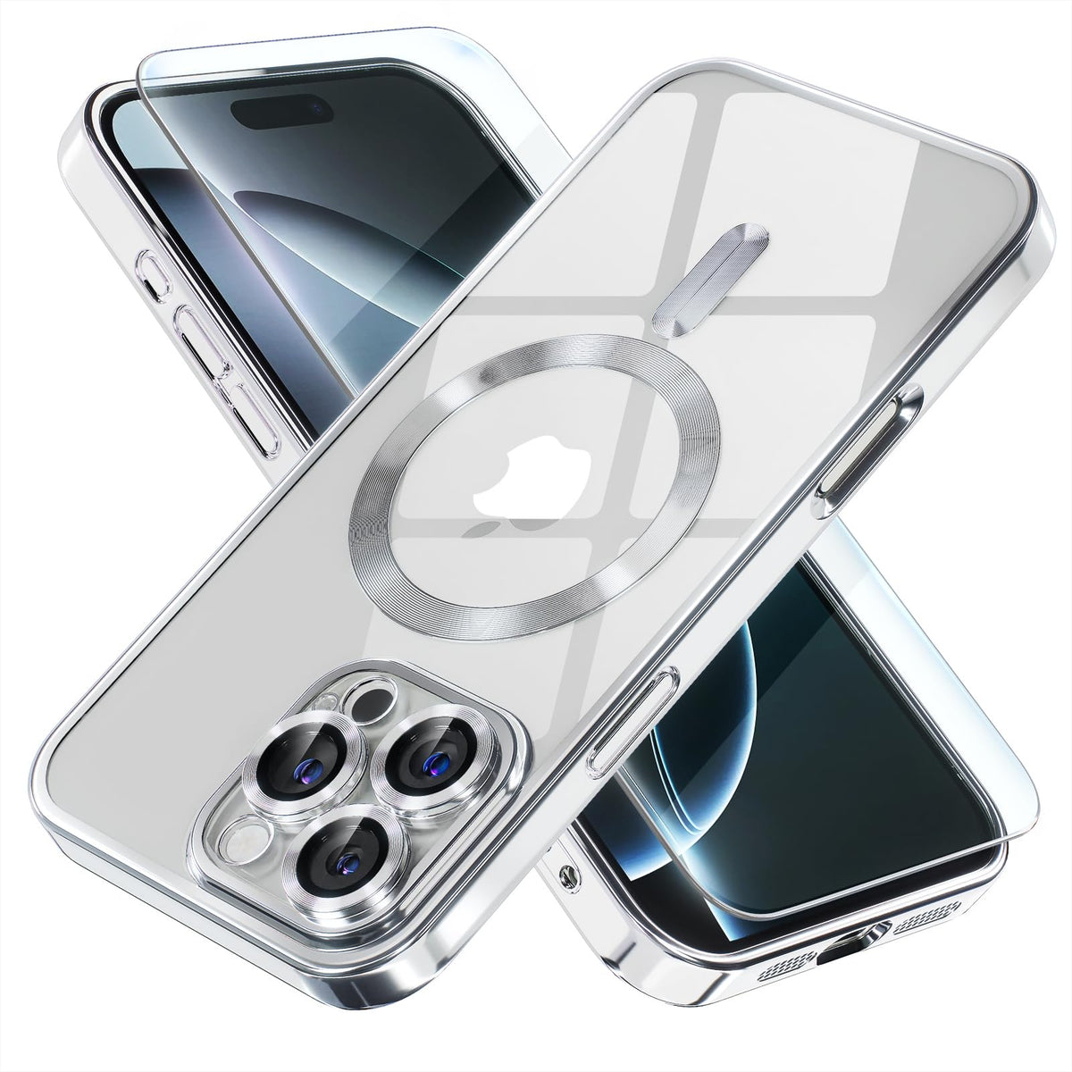 Misea Magnetic for iPhone 17 Case Compatible with MagSafe Light Blue