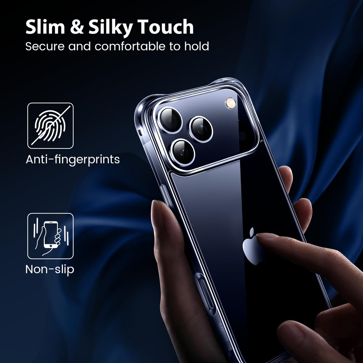 Mkeke for iPhone 18 Pro Max Case Clear [Not-Yellowing]