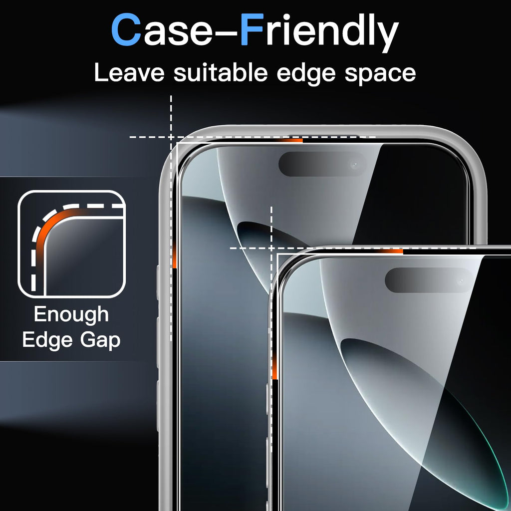 JETech Screen Protector for iPhone 13/13 Pro, 3-Pack