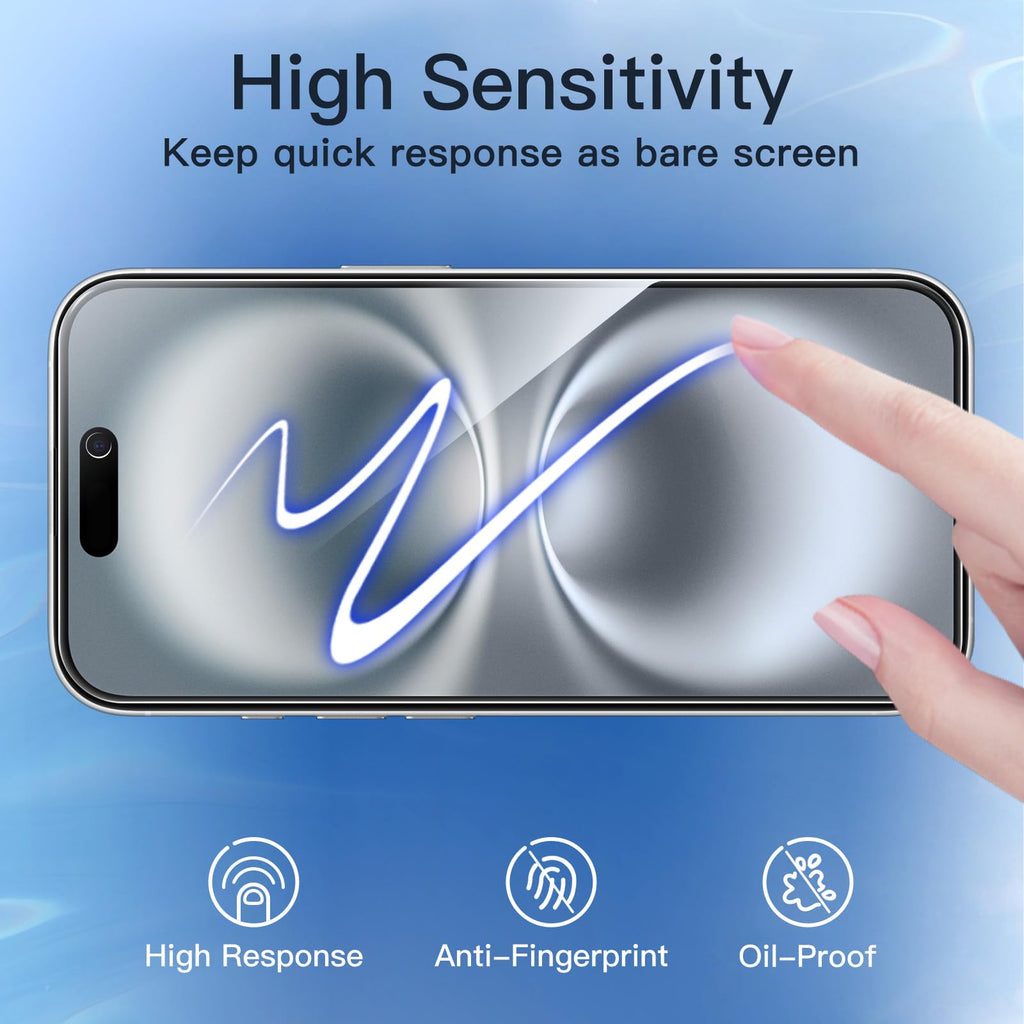 JETech Privacy Screen Protector for iPhone 18 Pro, 2-Pack