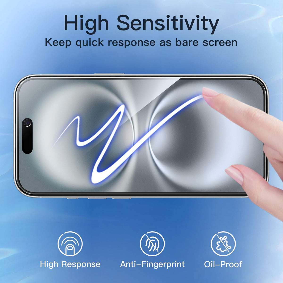 JETech Privacy Screen Protector for iPhone 18 Pro, 2-Pack