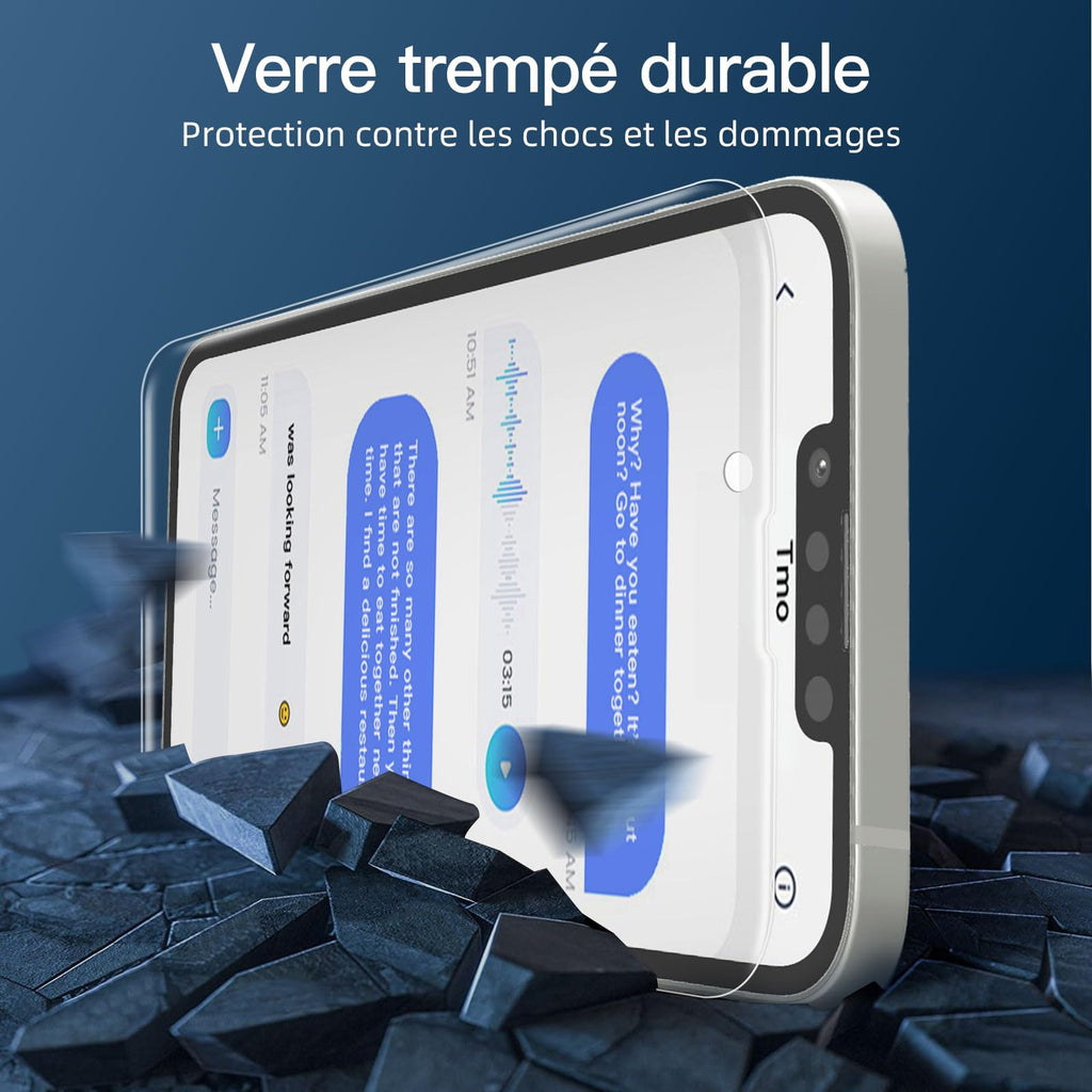 NEW'C for iPhone 16, iPhone 15 Screen Protector Installation Tool Included