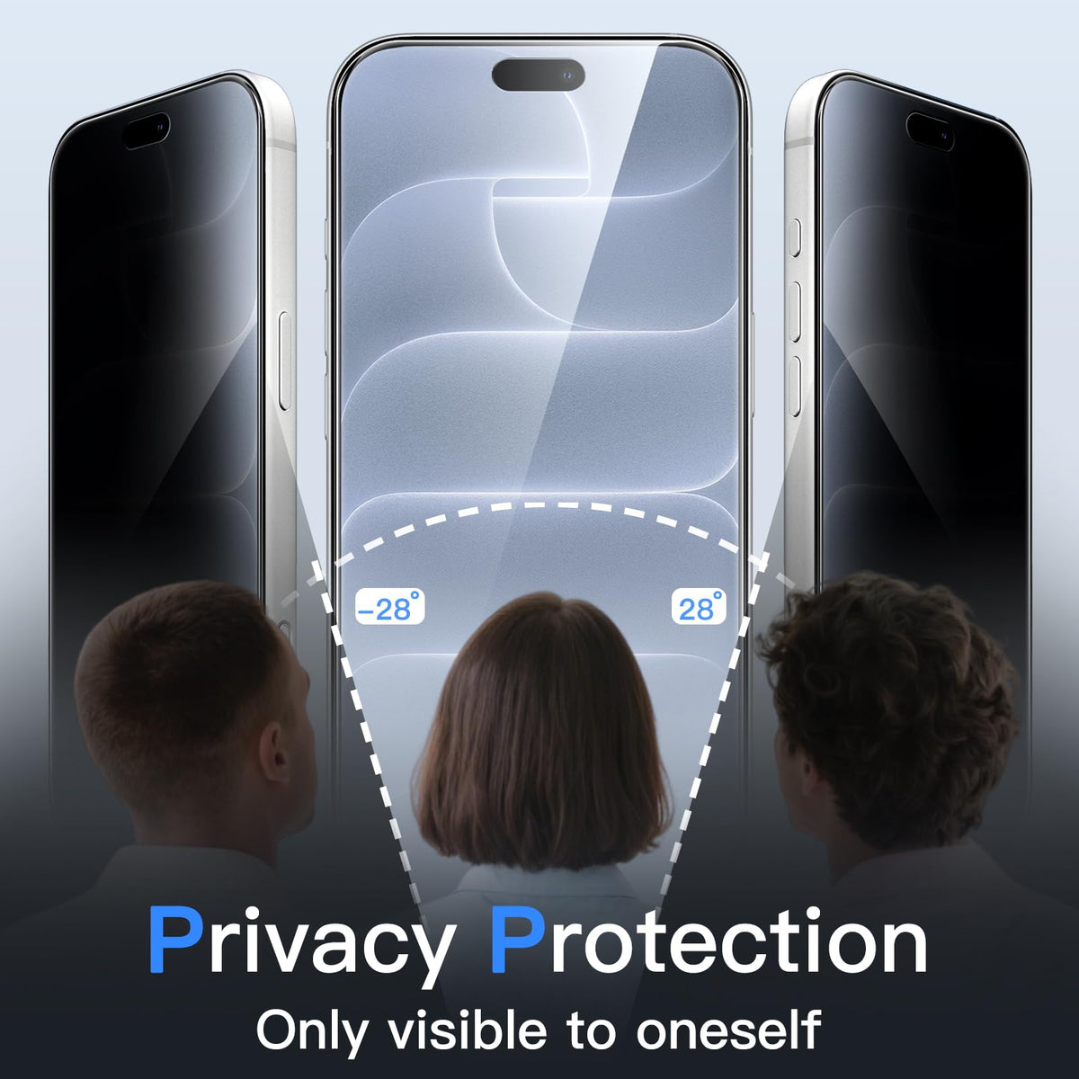 JETech Privacy Screen Protector for iPhone 18 Pro, 2-Pack