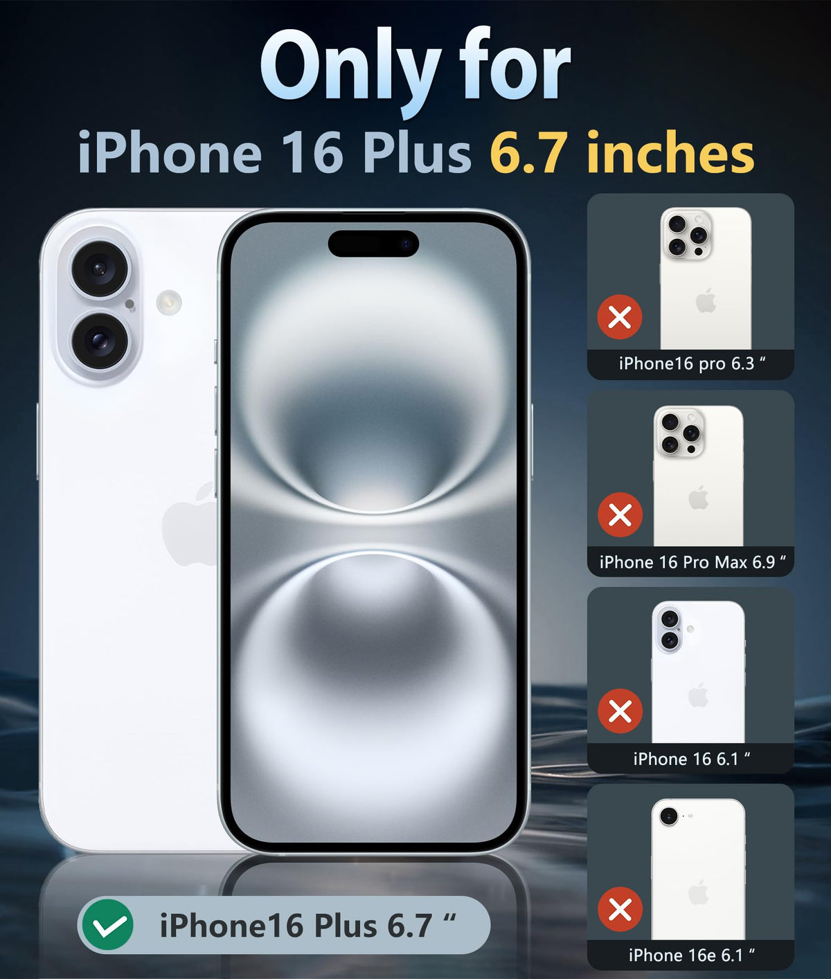 FNTCASE for Moto G-Power-5G-2026/2025 Clear Case with Screen Protector