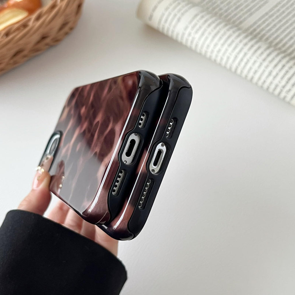 Longlayss Compatible with iPhone 16 Pro Case Tortoise Shell Phone Case
