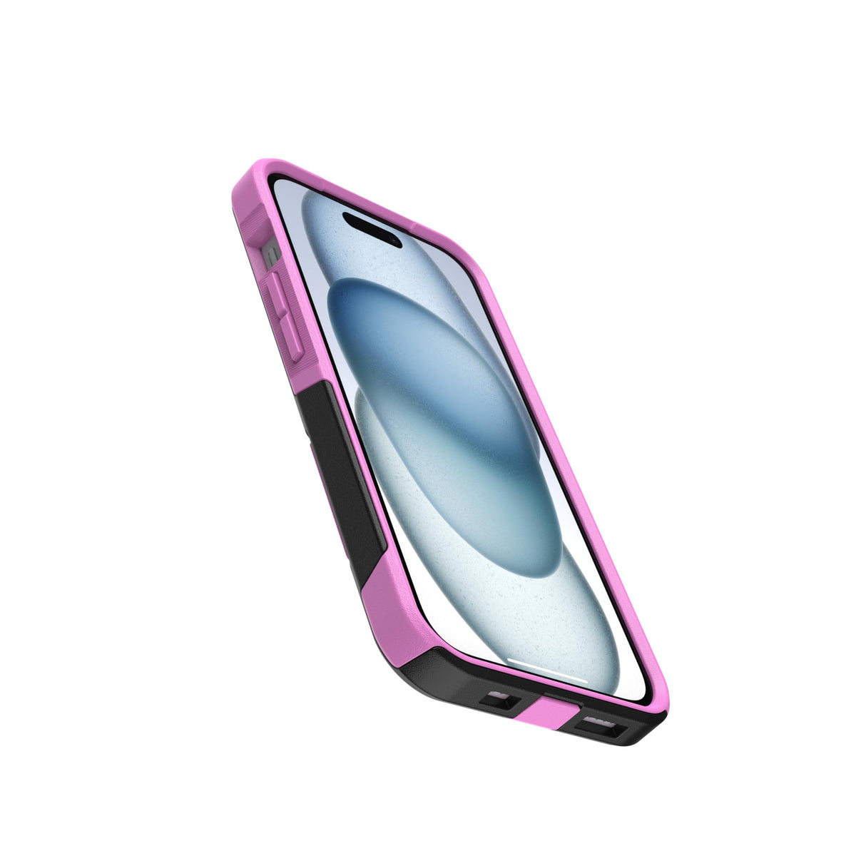 OtterBox iPhone 17e, 16e, 15, 14, & 13 Commuter Series Case - Black, Slim & Tough, Pocket-Friendly, with Port Protection - Thin & Protective iPhone Case, Dual-Layer, Impact Absorbing iPhone Case