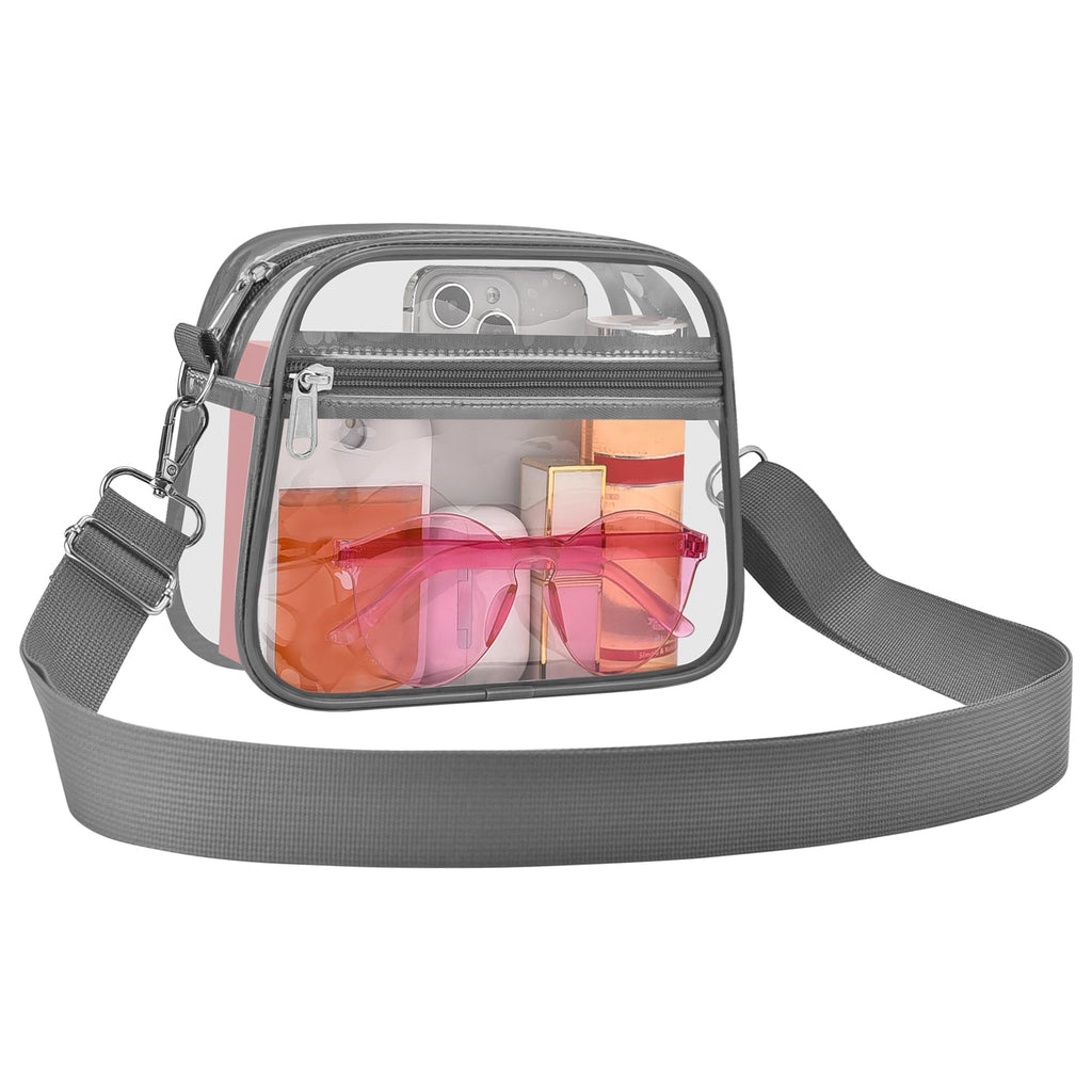 USPECLARE Clear Bag for Stadium Events Clear Sports Fan Handbags Purses