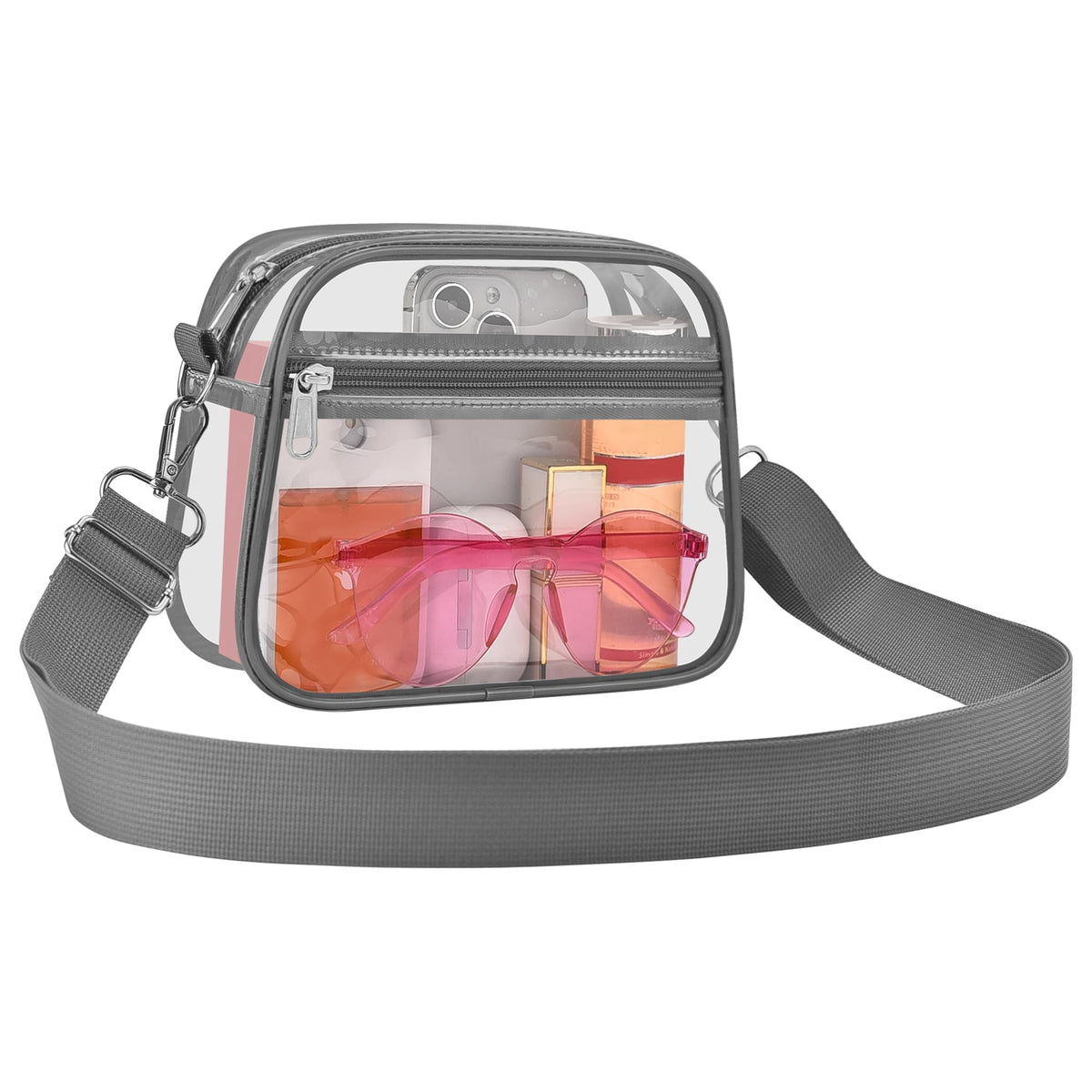 USPECLARE Clear Bag for Stadium Events Clear Sports Fan Handbags Purses