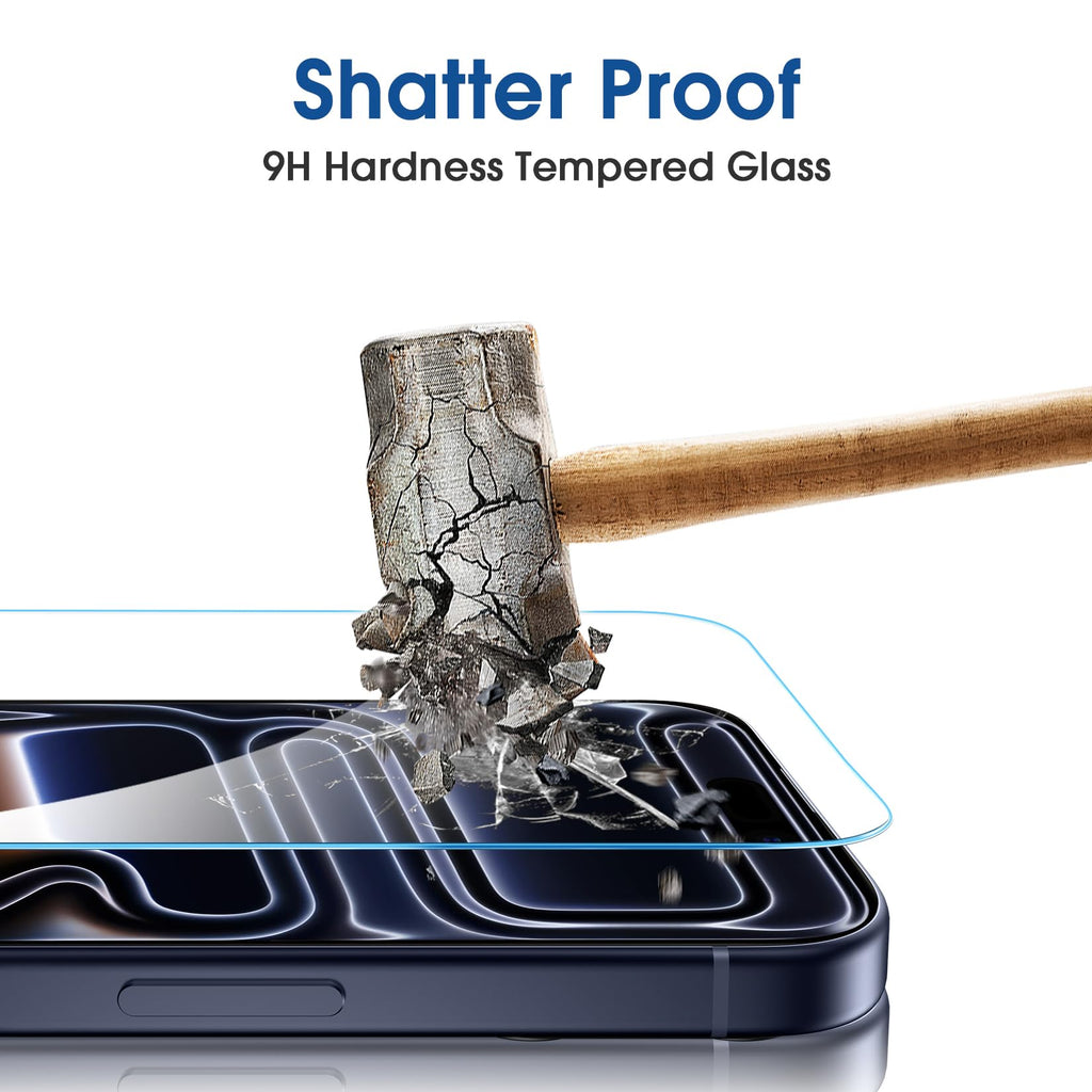 amFilm OneTouch for iPhone 18 Pro Max 6.9'' Screen Protector Tempered Glass