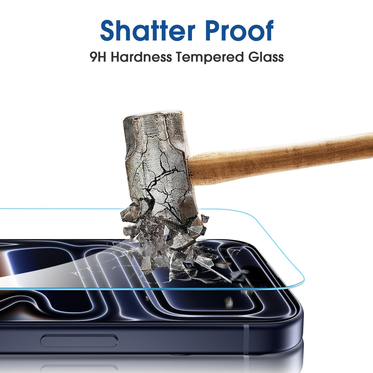 amFilm OneTouch for iPhone 18 Pro Max 6.9'' Screen Protector Tempered Glass
