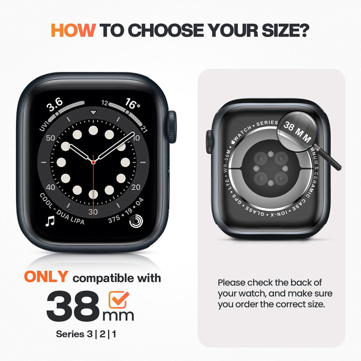 Goton IP67 Waterproof Case with Glass for Apple Watch Series 11/10 46mm