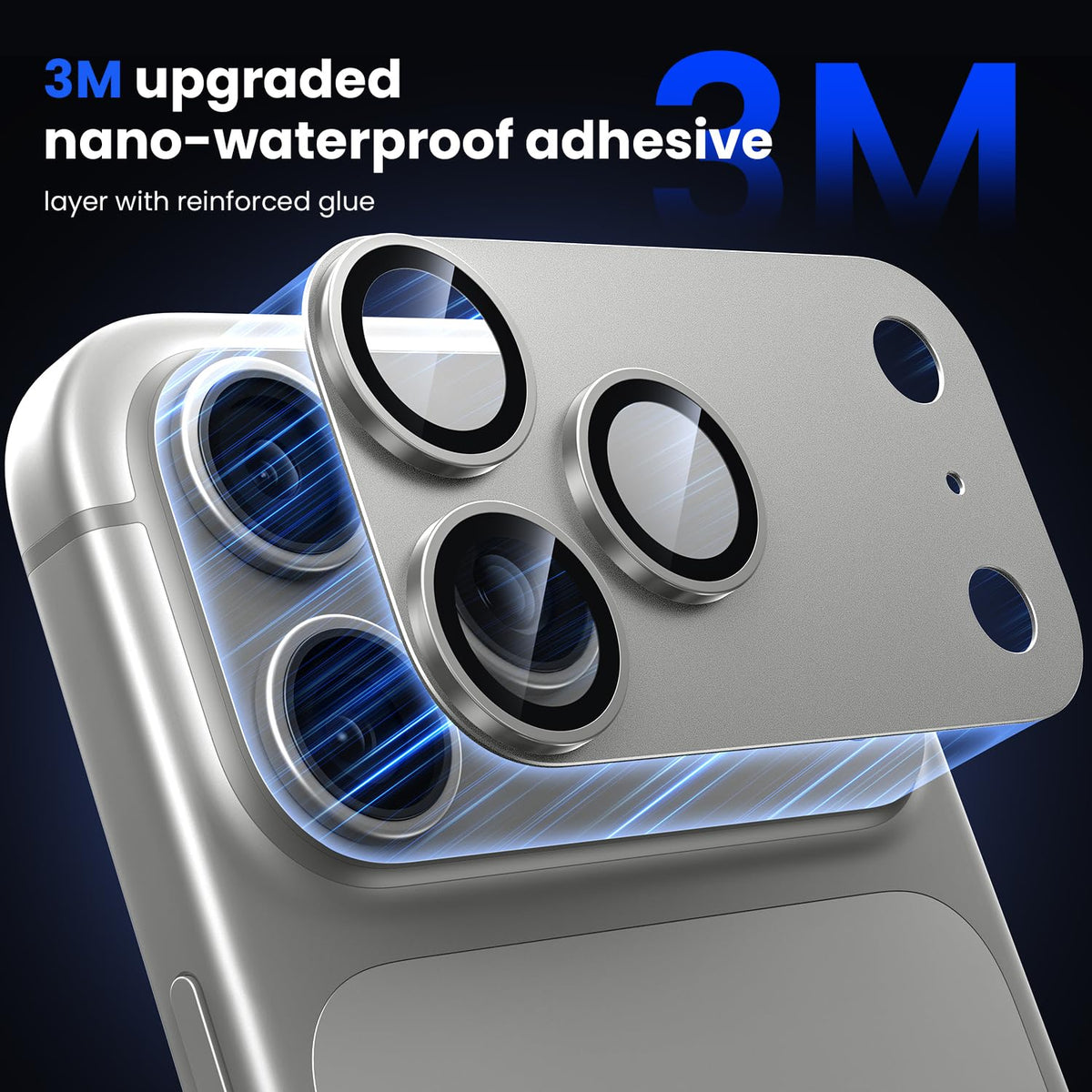 WSKEN for iPhone 17 Pro Max Camera Lens Protector - Military Grade Design