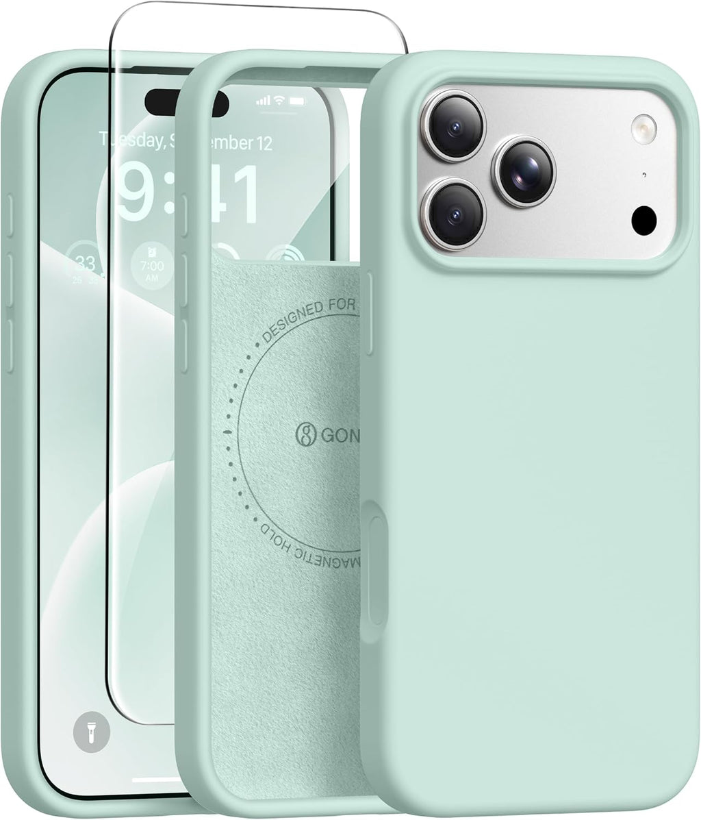 GONEZ for iPhone 18 Pro Max Case/iPhone 17 Pro Max Case, Mint Green