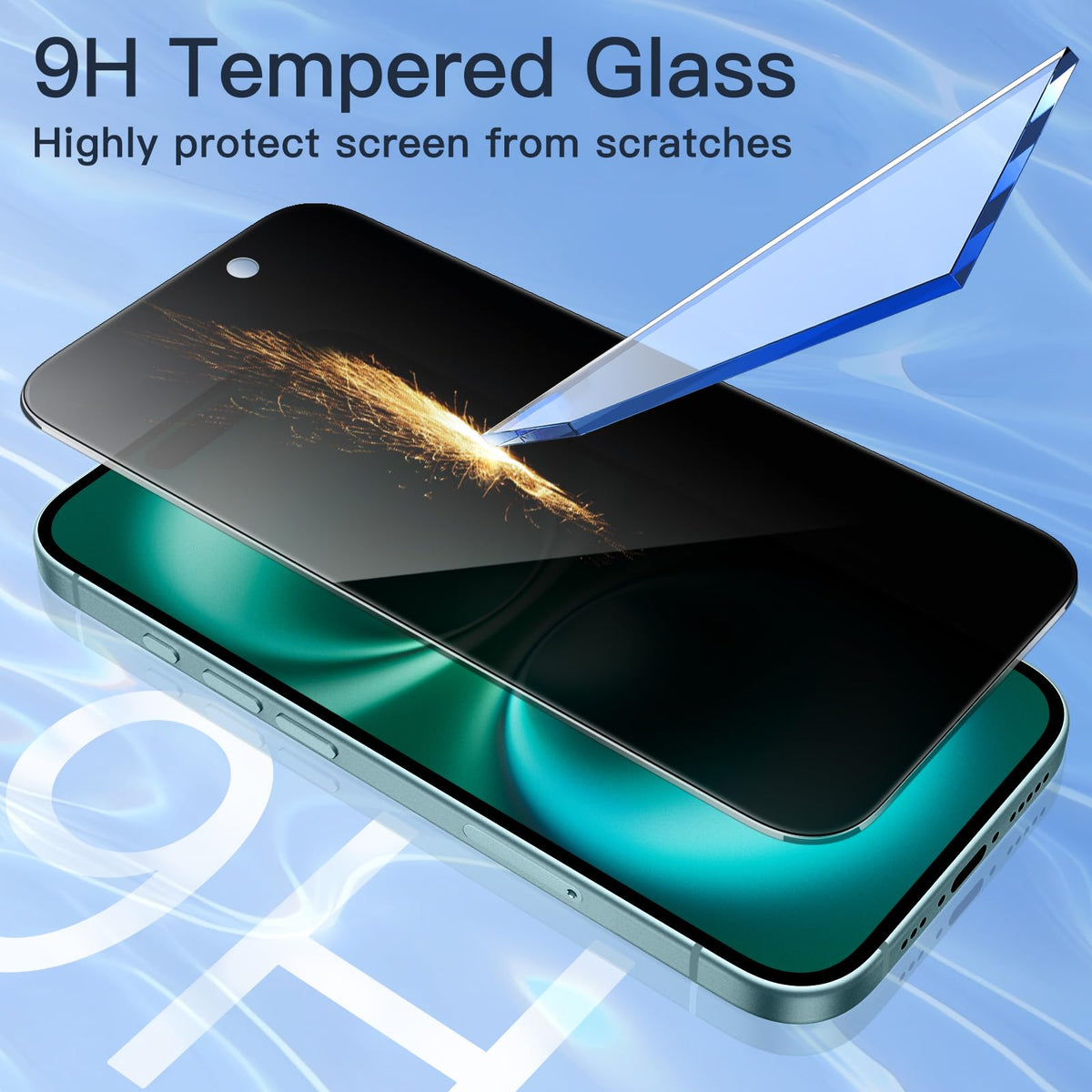 JETech Privacy Screen Protector for iPhone 18 Pro, 2-Pack