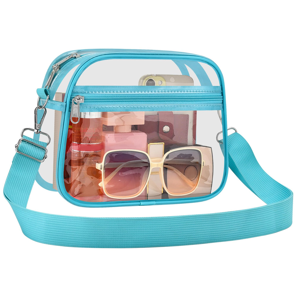 USPECLARE Clear Bag for Stadium Events Clear Sports Fan Handbags Purses