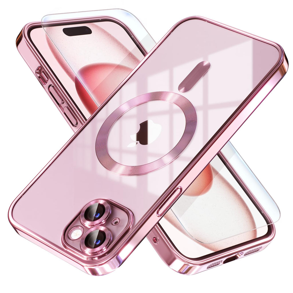 Misea Magnetic for iPhone 17 Case Compatible with MagSafe Light Blue
