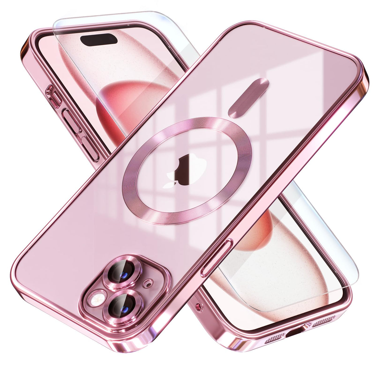 Misea Magnetic for iPhone 17 Case Compatible with MagSafe Light Blue