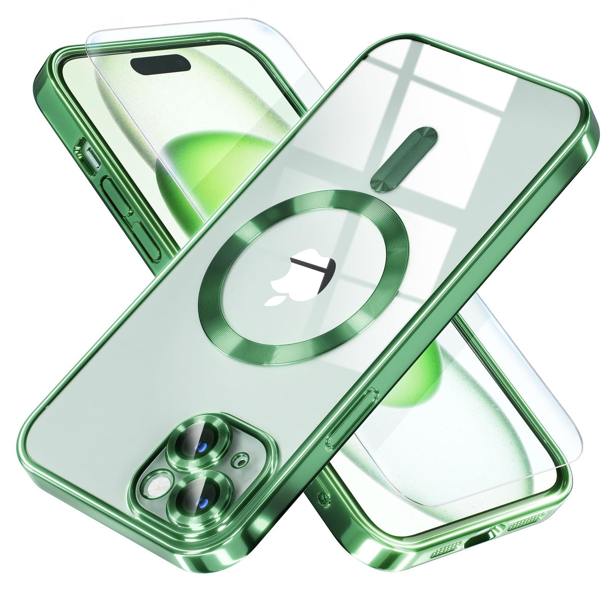 Misea Magnetic for iPhone 17 Case Compatible with MagSafe Light Blue