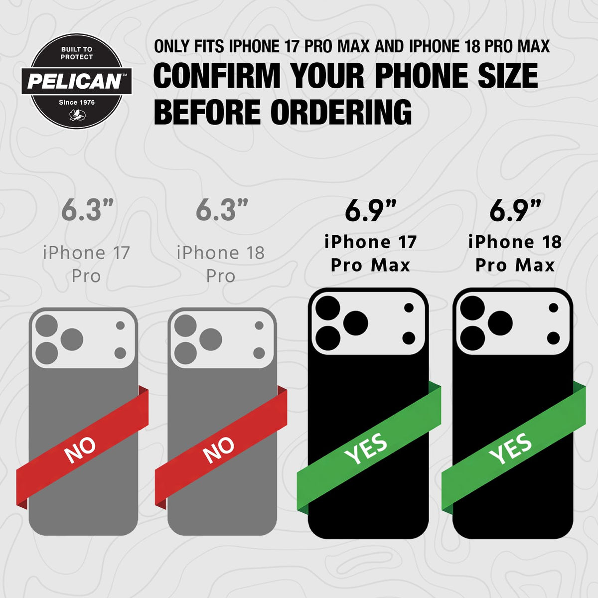 Pelican iPhone 17 Pro Case - MagSafe Phone Case -Ranger Frosted Clear/Black