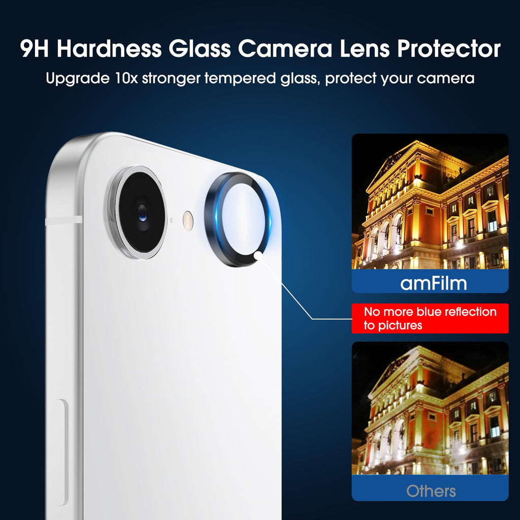 amFilm OneTouch for iPhone 18 Pro Max 6.9'' Screen Protector Tempered Glass