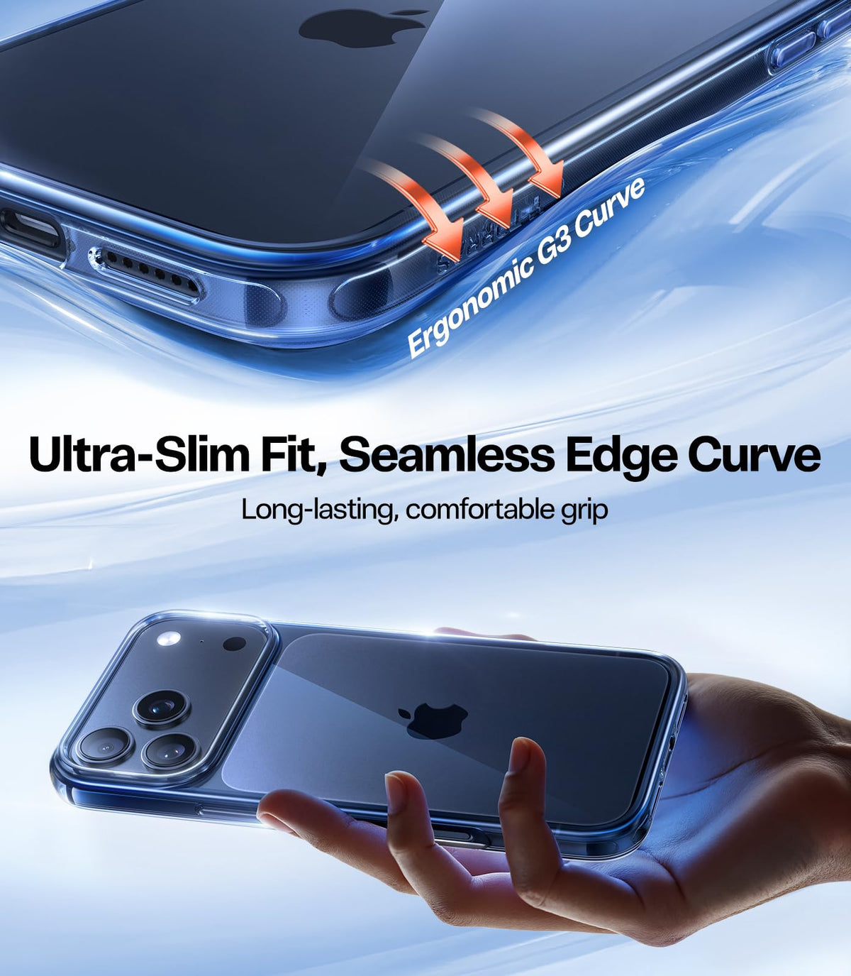 TORRAS for iPhone 14 Pro Max Case, Anti-Yellowing, Crystal Clear