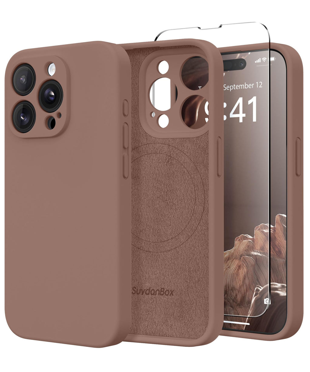 Magnetic for iPhone 12 Case Silicone White