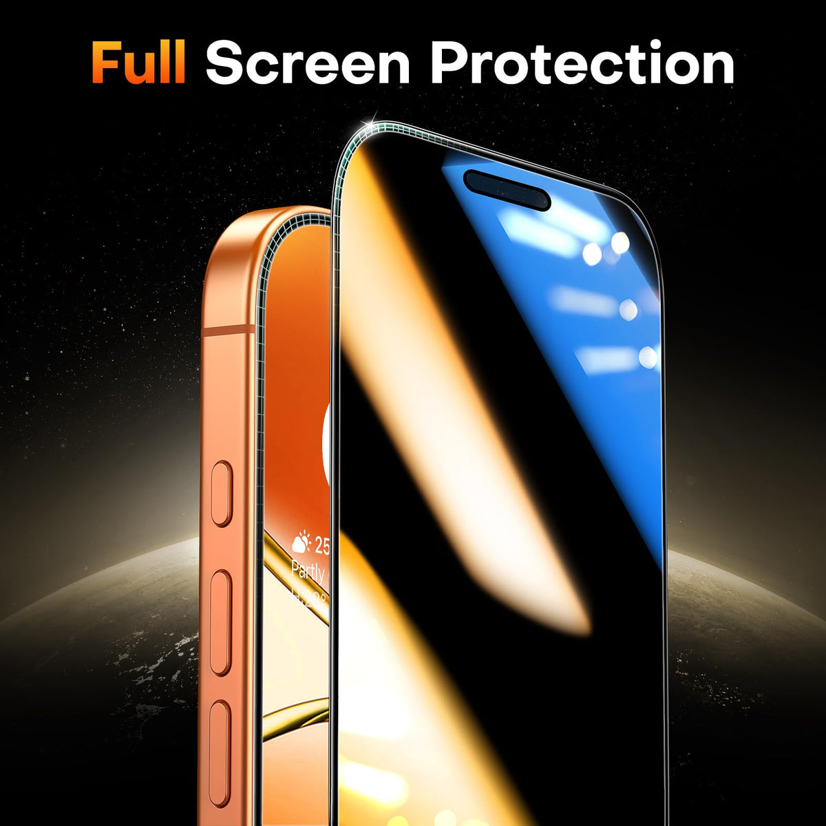 TOCOL for iPhone 17 Pro Max Screen Protector, Easy Installation