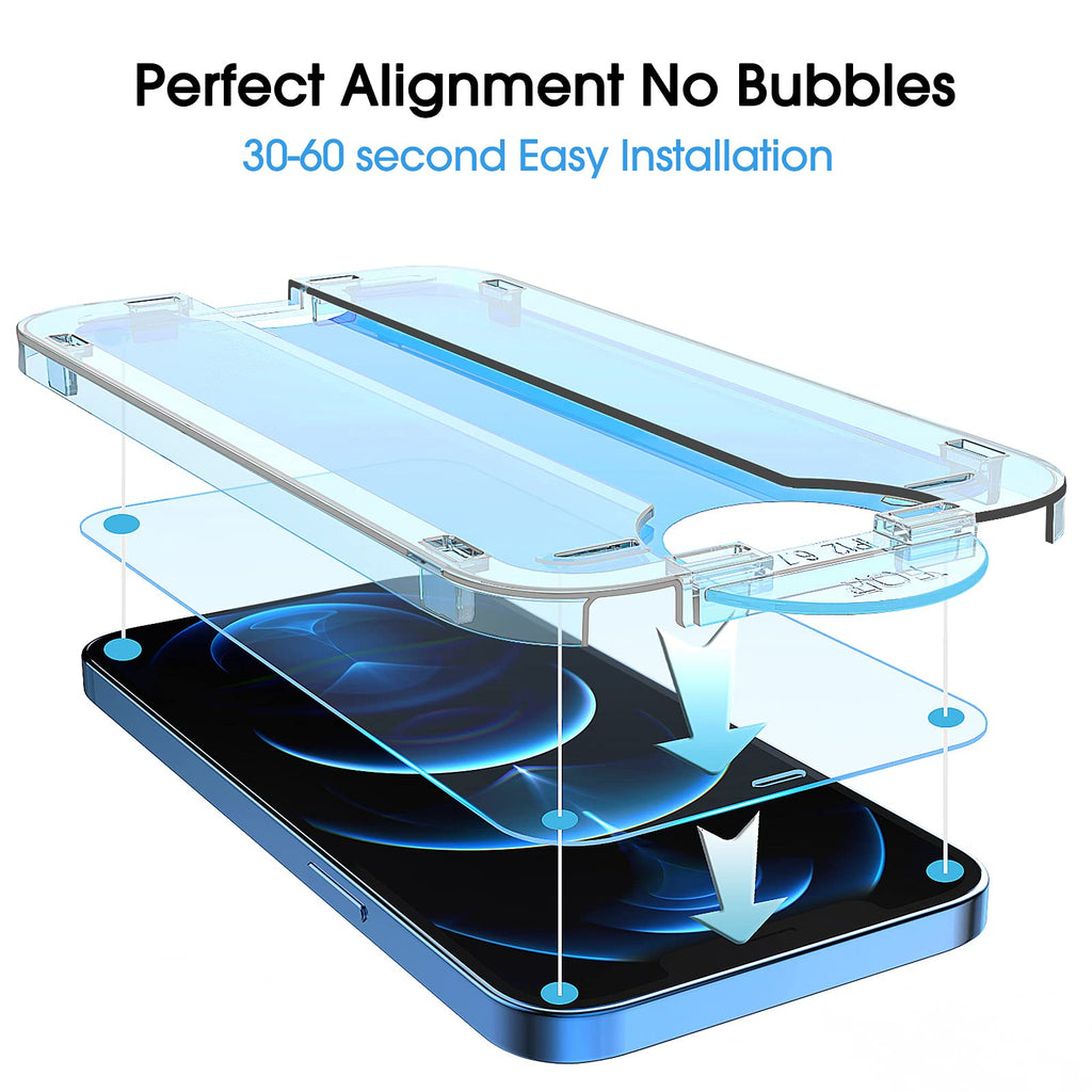 amFilm OneTouch for iPhone 18 Pro Max 6.9'' Screen Protector Tempered Glass
