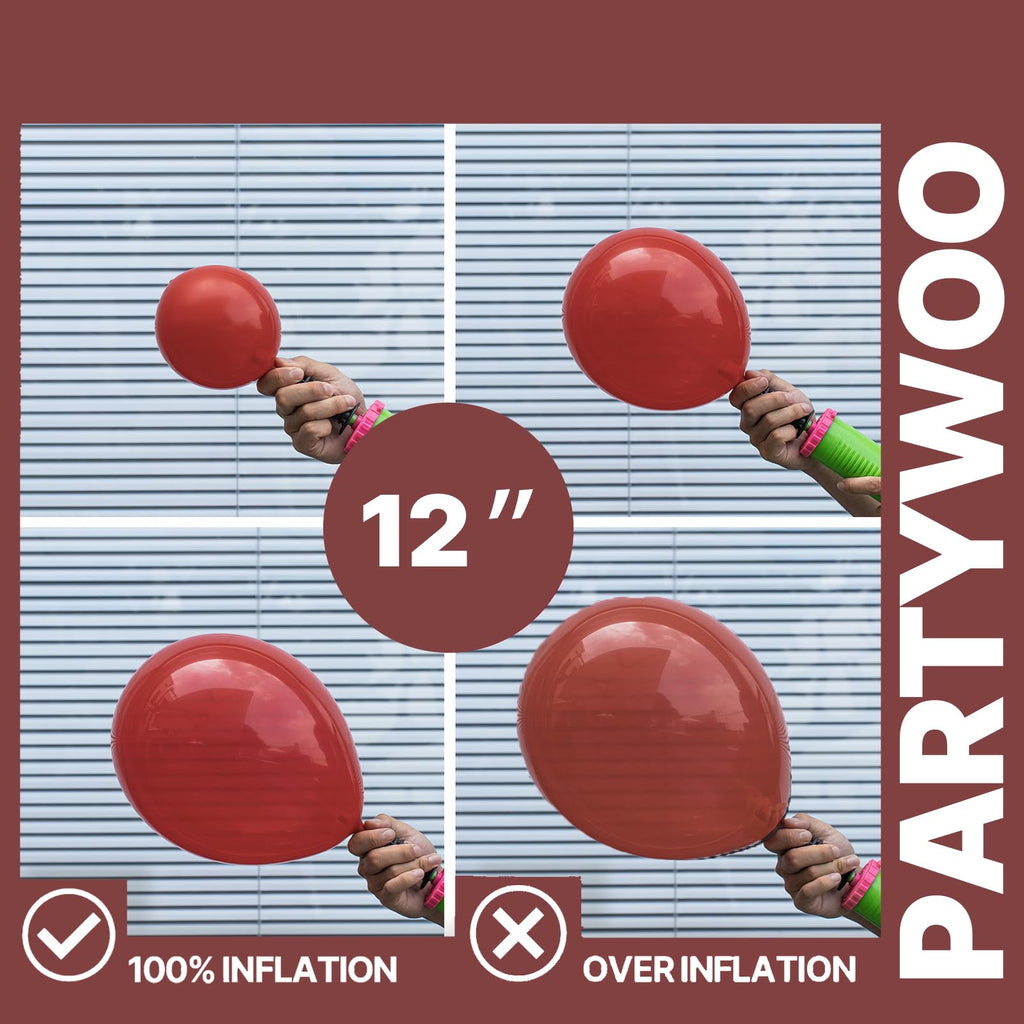 PartyWoo Christmas Balloons 66pcs Santa Xmas Tree Candy Cane Foil Balloons