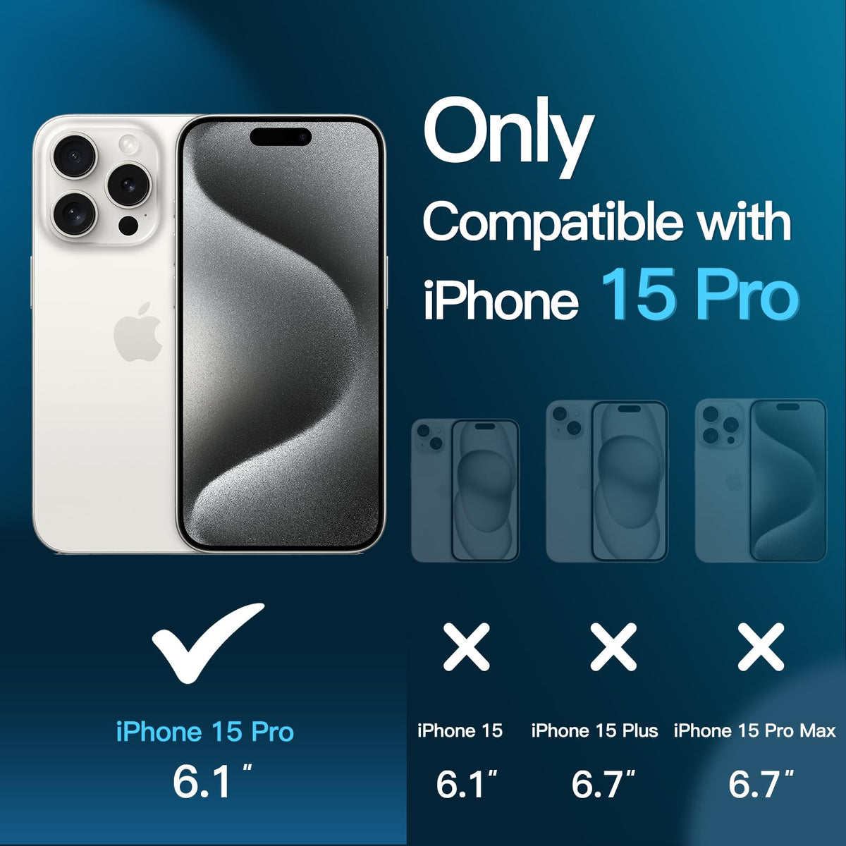 JETech Screen Protector for iPhone 18 Pro Max/17 Pro Max, 3-Pack