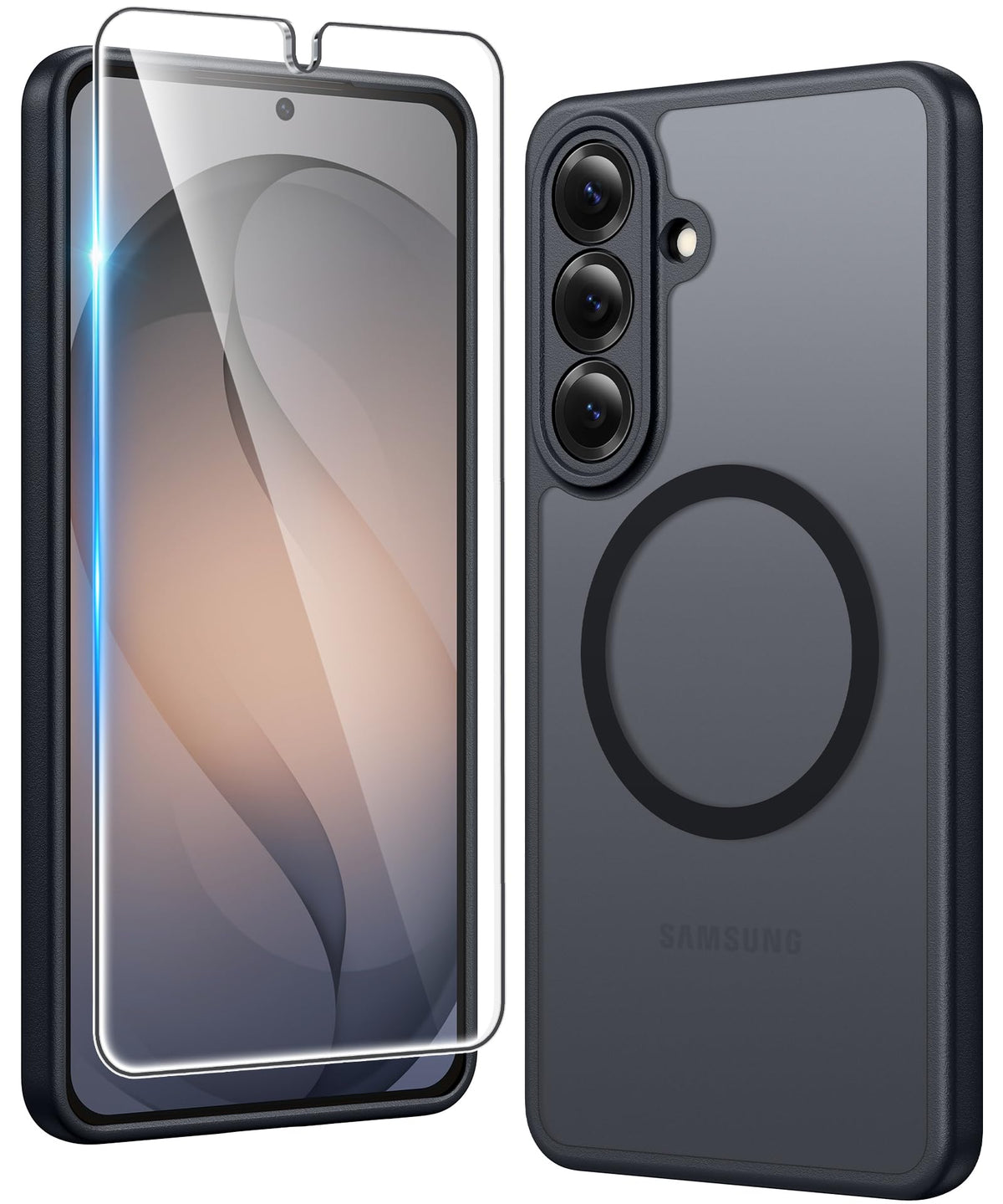 FNTCASE for iPhone 18 Pro Case / 17 Pro Case Matte with Screen Protector