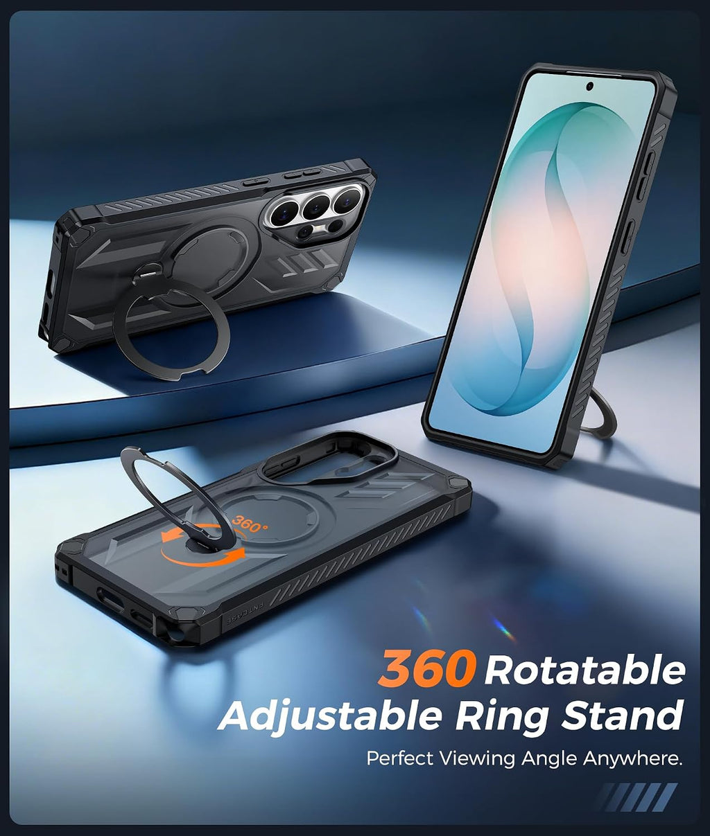 FNTCASE for Motorola Razr 2026/2025 Case with 360 Spin Magnetic Kickstand