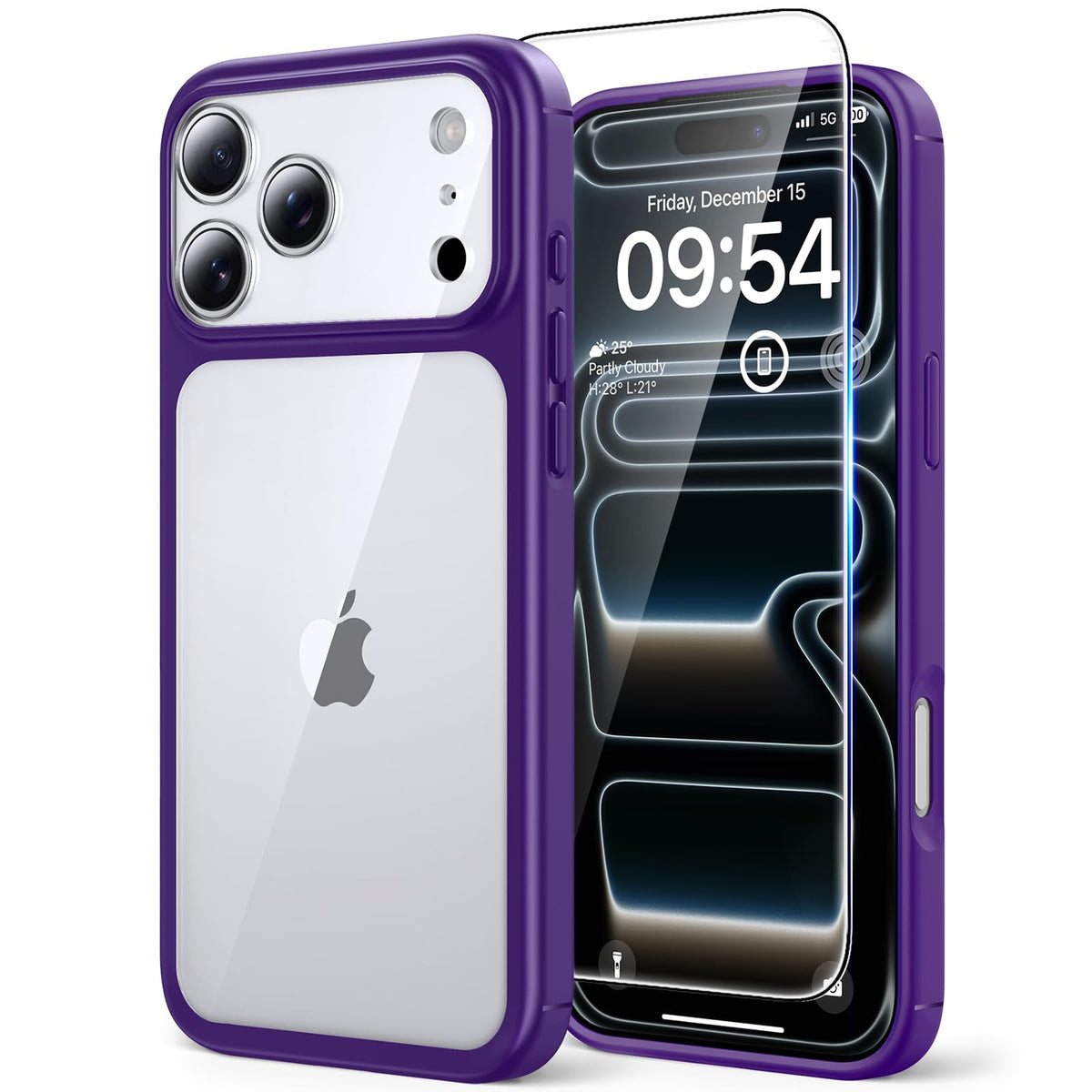 TAURI for iPhone 15 Pro Case, Compatible with MagSafe, Clear