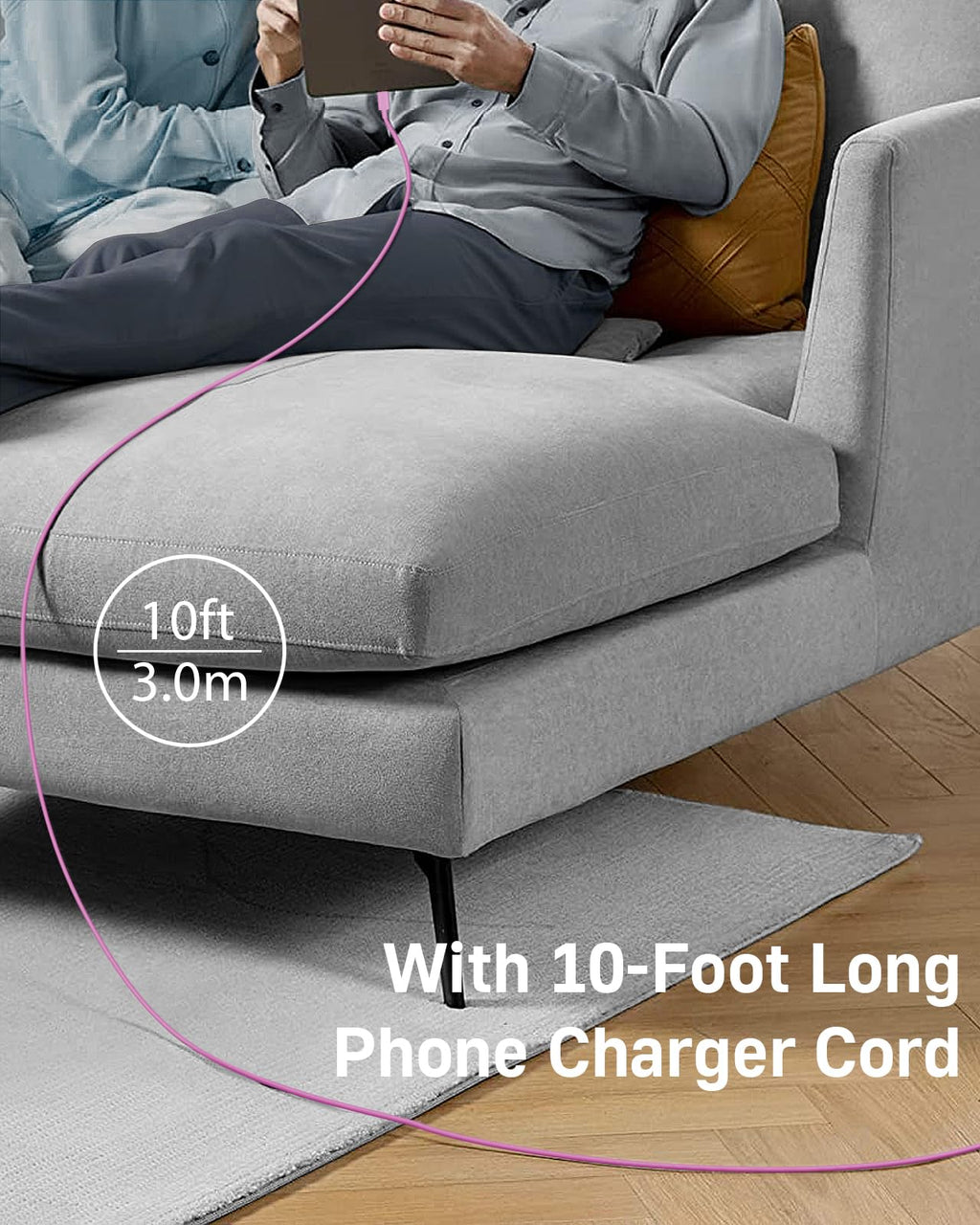 CXX 10FT iPhone 14/13/12 Charger 20W Fast Charging [MFi Certified]