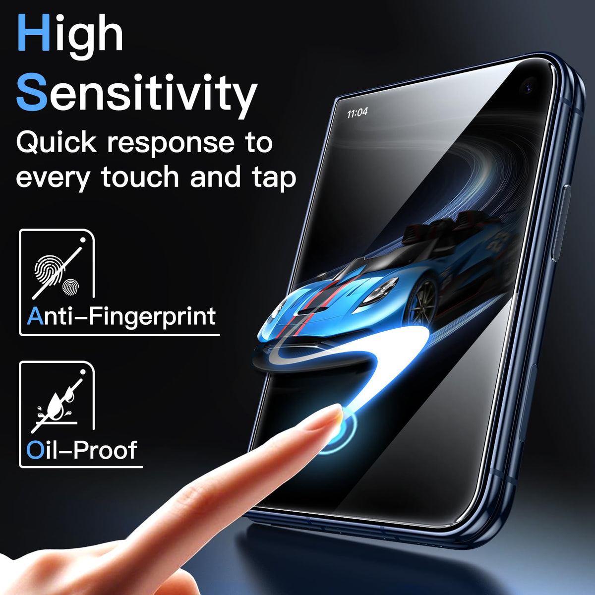 JETech Screen Protector for iPhone 18 Pro Max/17 Pro Max, 3-Pack