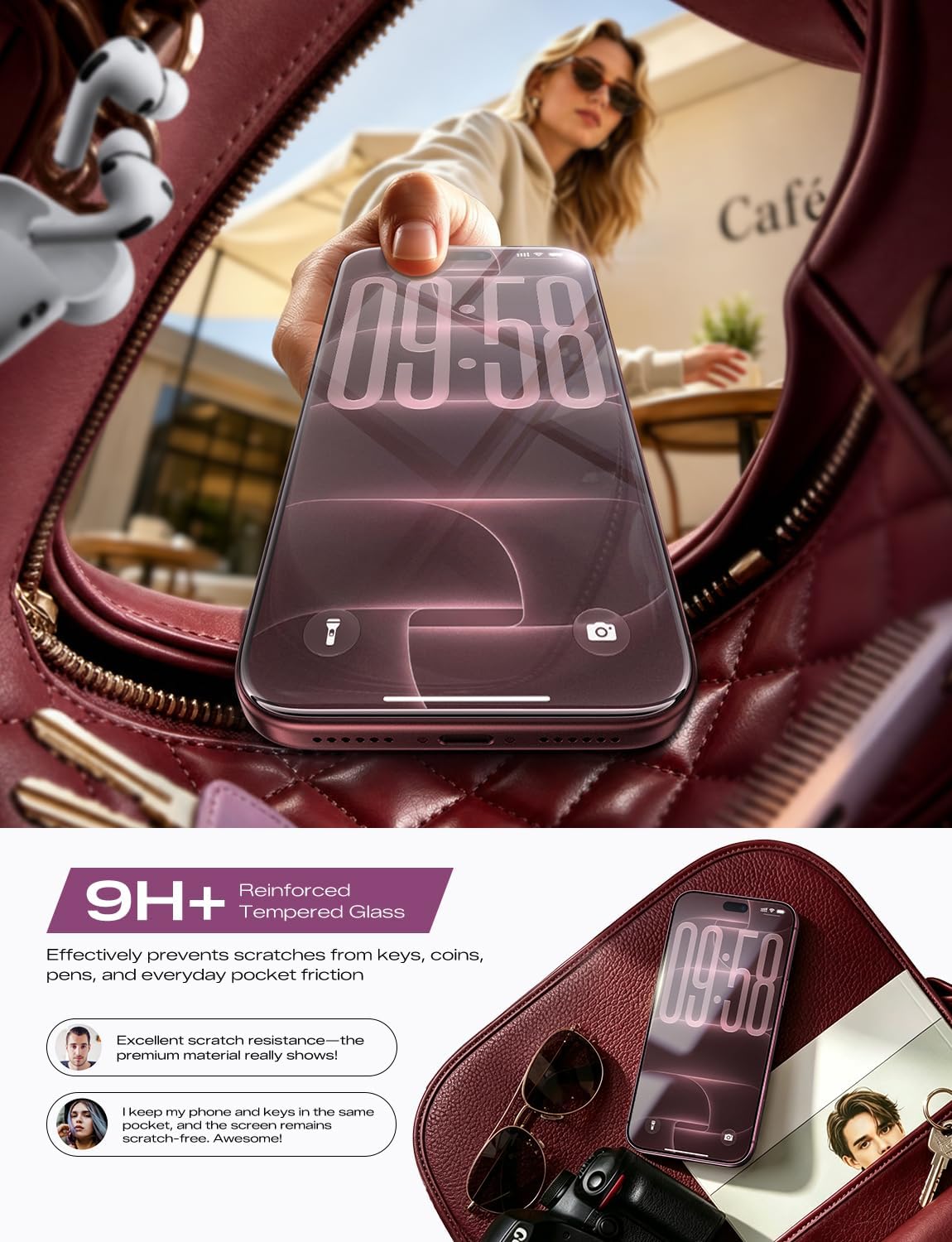 MAGIC JOHN for iPhone 18 Pro Max Screen Protector Easy Installation