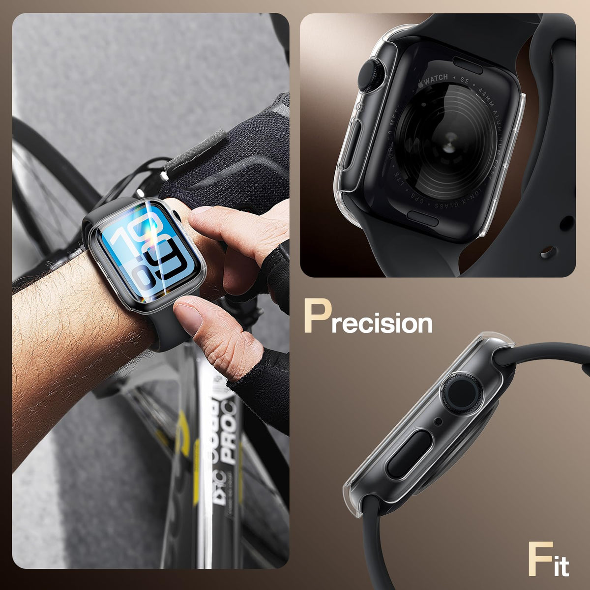 LK 6Pcs for Apple Watch Series 12/Series 11/Series 10 46mm Screen Protector