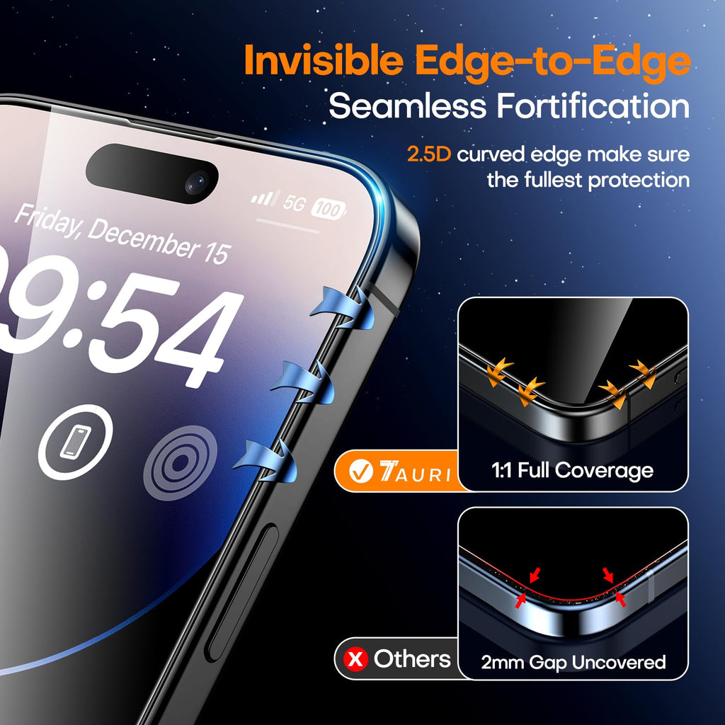 TAURI 2 Pack for Samsung Galaxy Z Fold 8 Ultra Screen Protector Clear