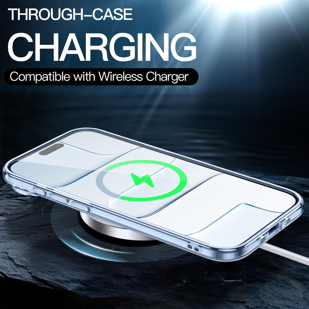 JETech Case for iPhone 17 Pro Max, Anti-Yellowing, Black