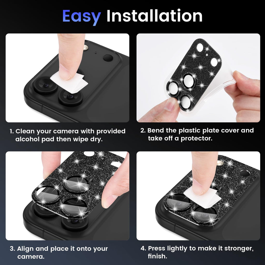 Tensea for iPhone 16 Pro Max/16 Pro/14 Pro Max/14 Pro Camera Lens Protector