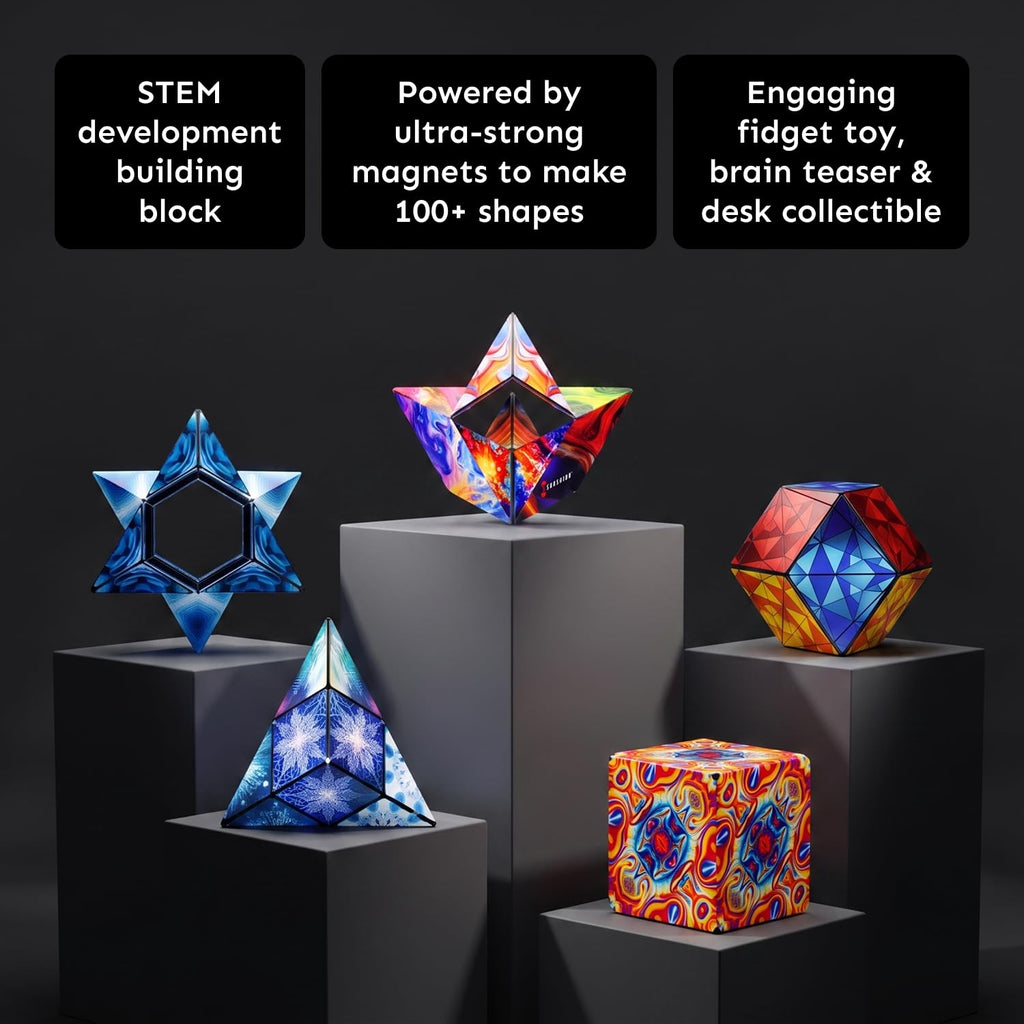 Shashibo OCTA Magnetic Puzzle Toy, Stress Relief Fidget Toy