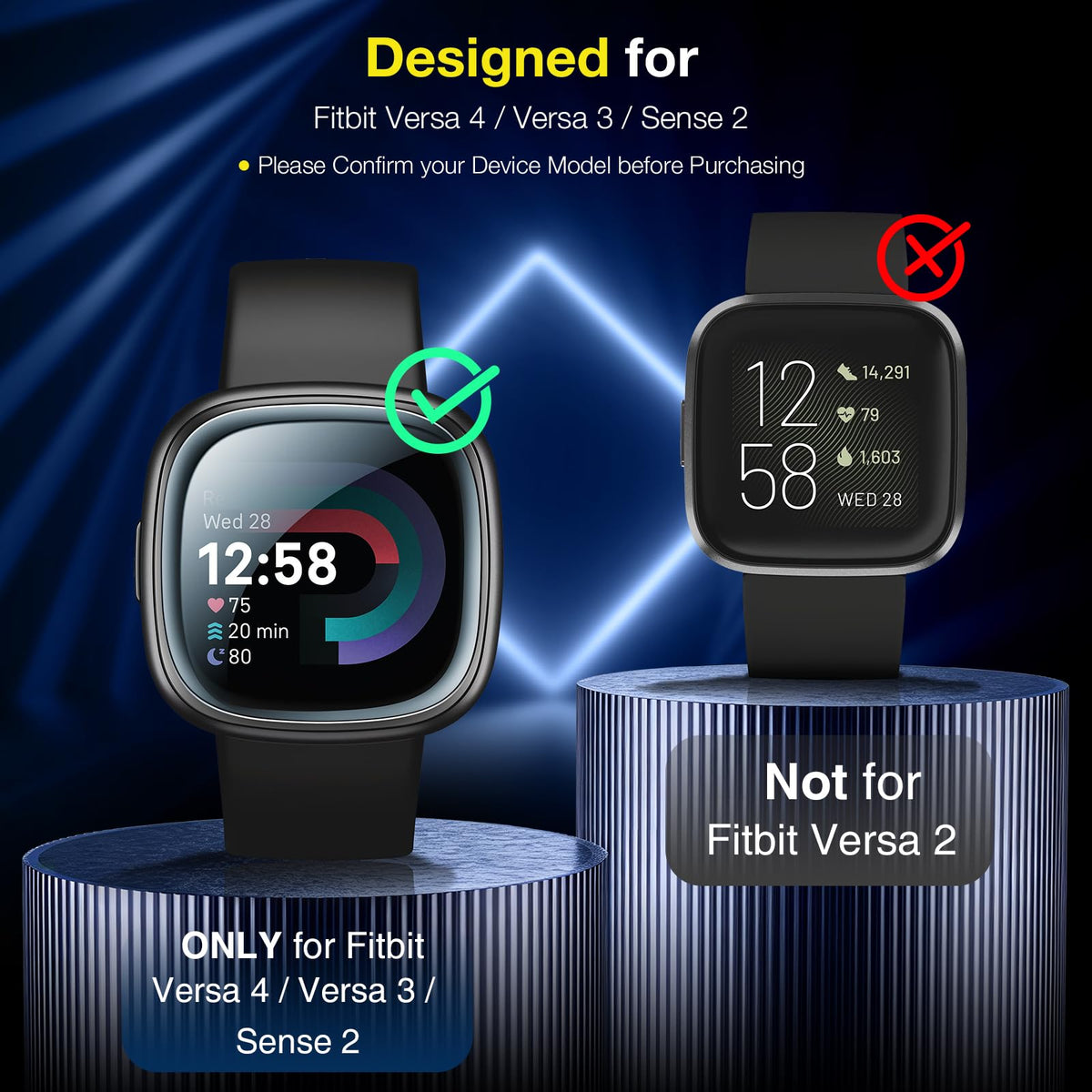 LK 6Pcs for Apple Watch Series 12/Series 11/Series 10 46mm Screen Protector