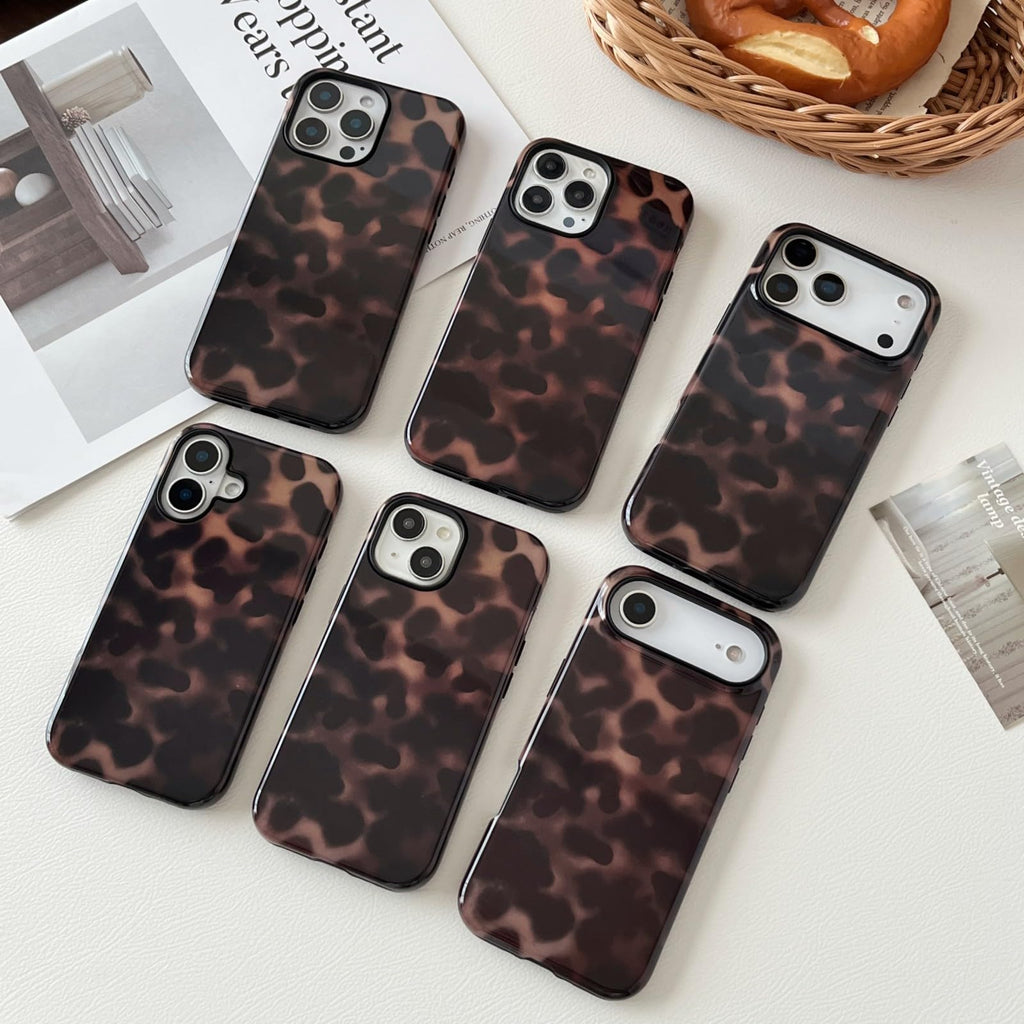Longlayss Compatible with iPhone 16 Pro Case Tortoise Shell Phone Case