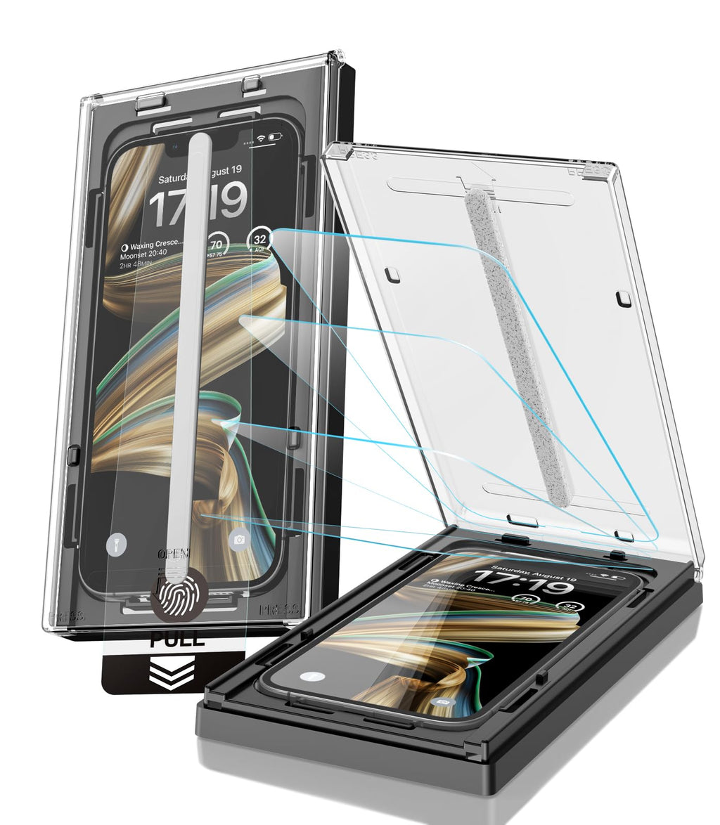EZ-GLAZ-4 Pack for iPhone 17 Pro Max Screen Protector (6.9") HD Clear