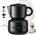 Kismile 4-in-1 Electric Milk Frother, Automatic Milk Frother with Spout