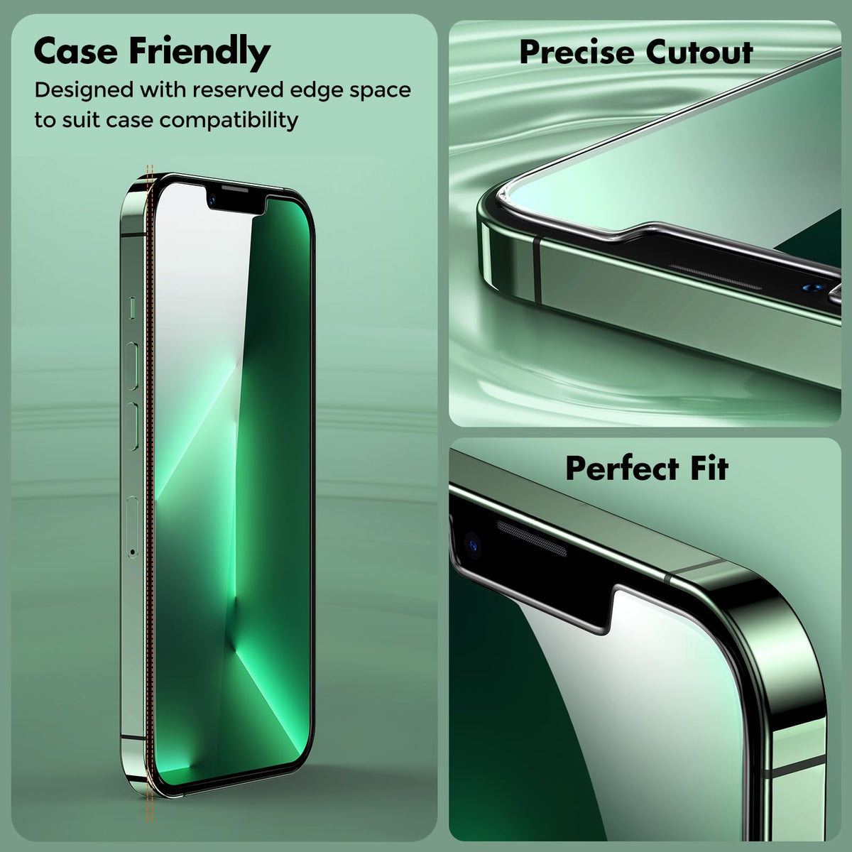 UNBREAKcable 2-Pack Screen Protector for iPhone 17 Pro Tempered Glass