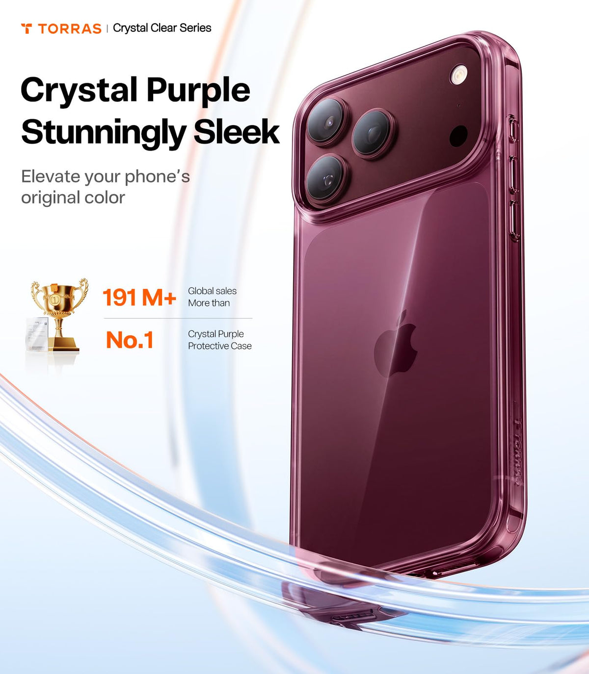 TORRAS for iPhone 14 Pro Max Case, Anti-Yellowing, Crystal Clear