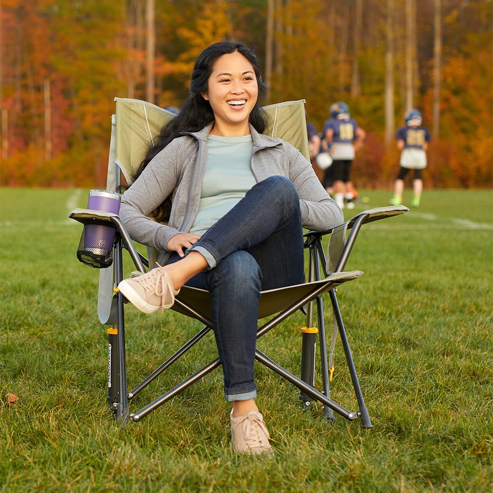 GCI Outdoor Comfort Pro Rocker Camping Chair - Indigo Blue
